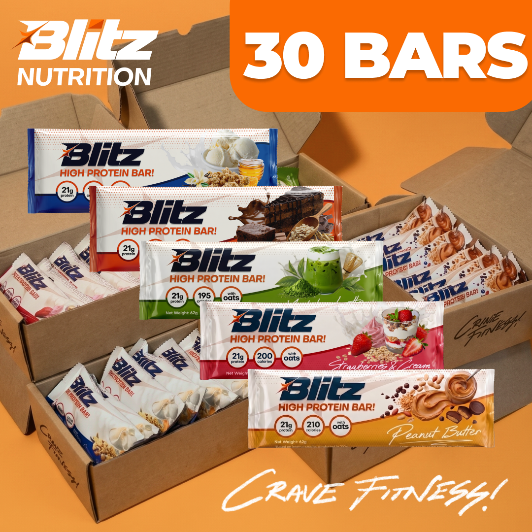 [30-Bar Bundle] Protein Bar Variety Pack (5 Flavors)