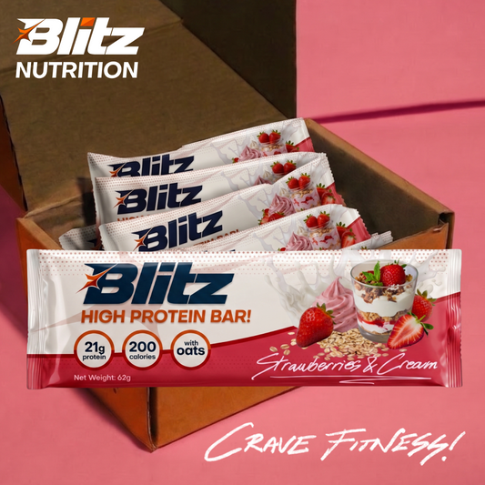 Strawberries & Cream Protein Bar