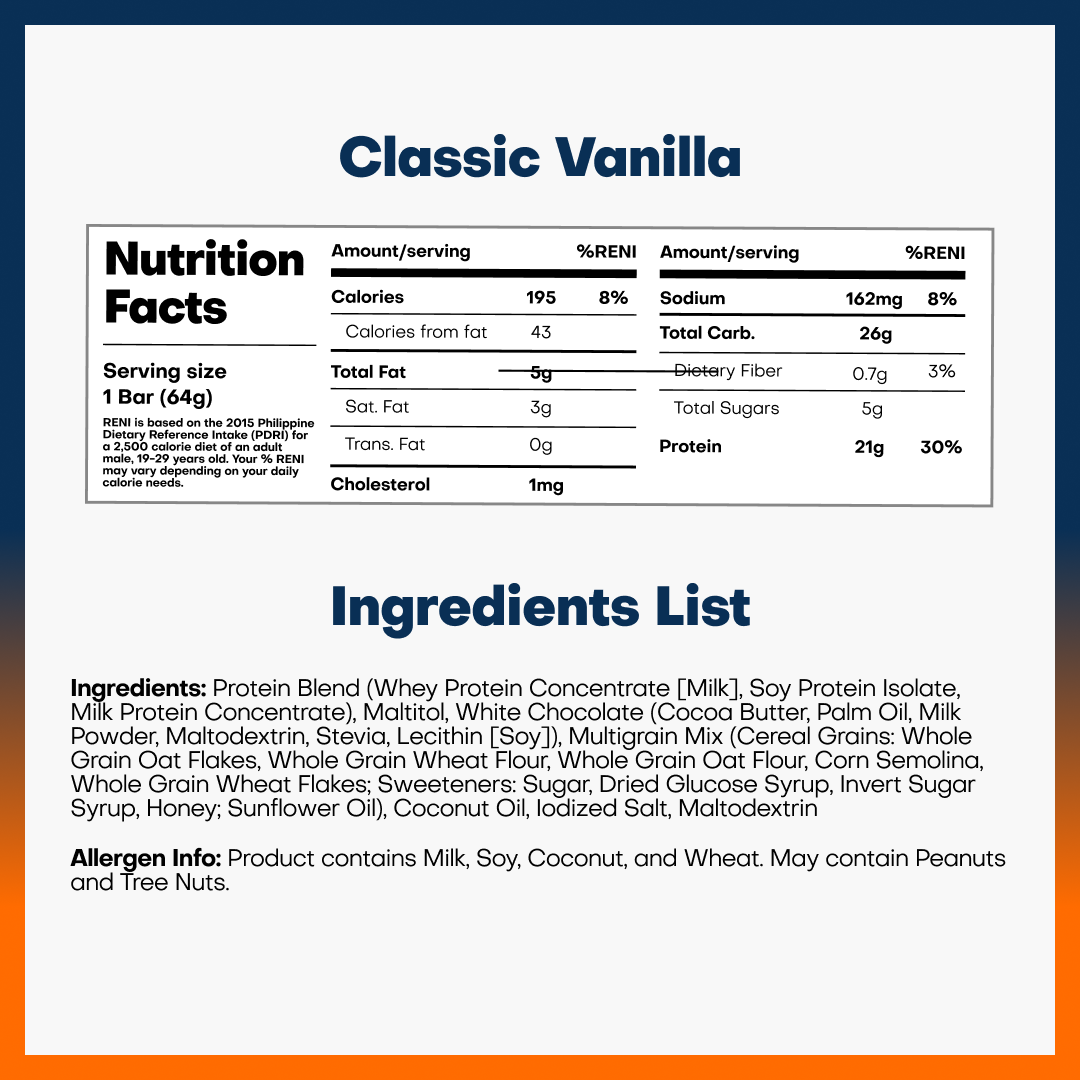 Classic Vanilla Protein Bar