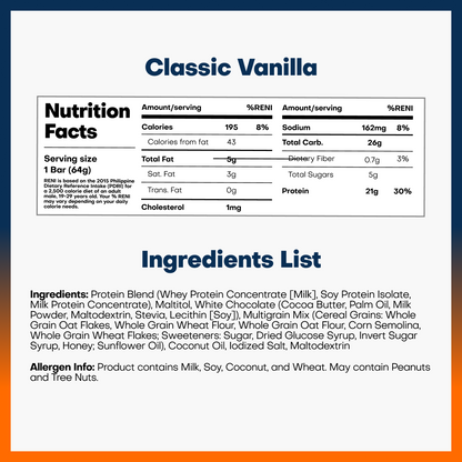 Classic Vanilla Protein Bar