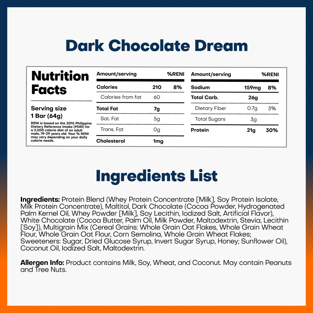 Dark Chocolate Dream Protein Bar